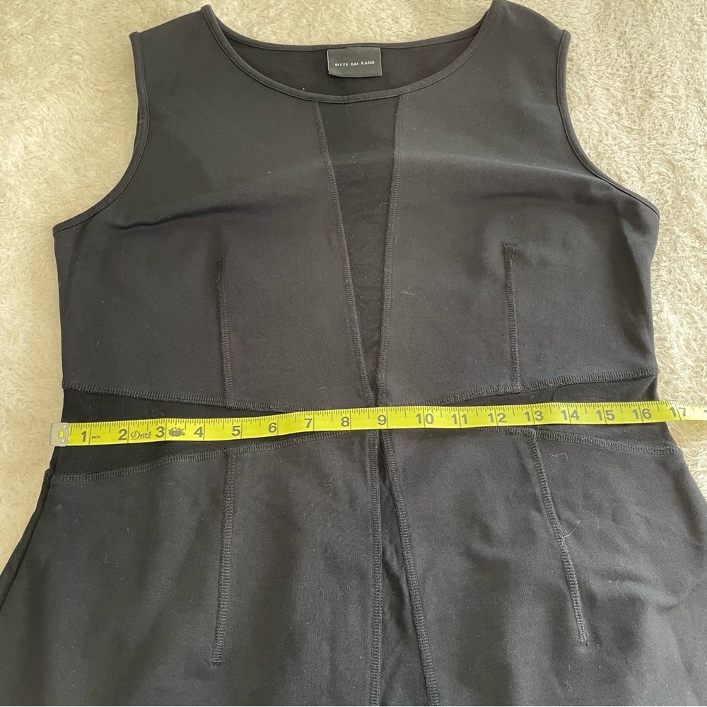 Bitte Kai Rand Sheer Panel Cutout Black Shift Dress Copenhagen - Picture 11 of 12
